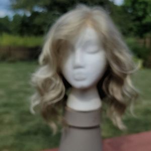 This is best-Hand-tied, lace front med- length Wig